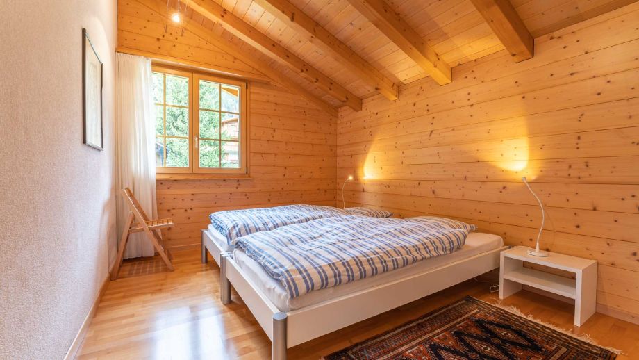 Drei Schlafzimmer CHRIMITH Ferienwohnung Adelboden